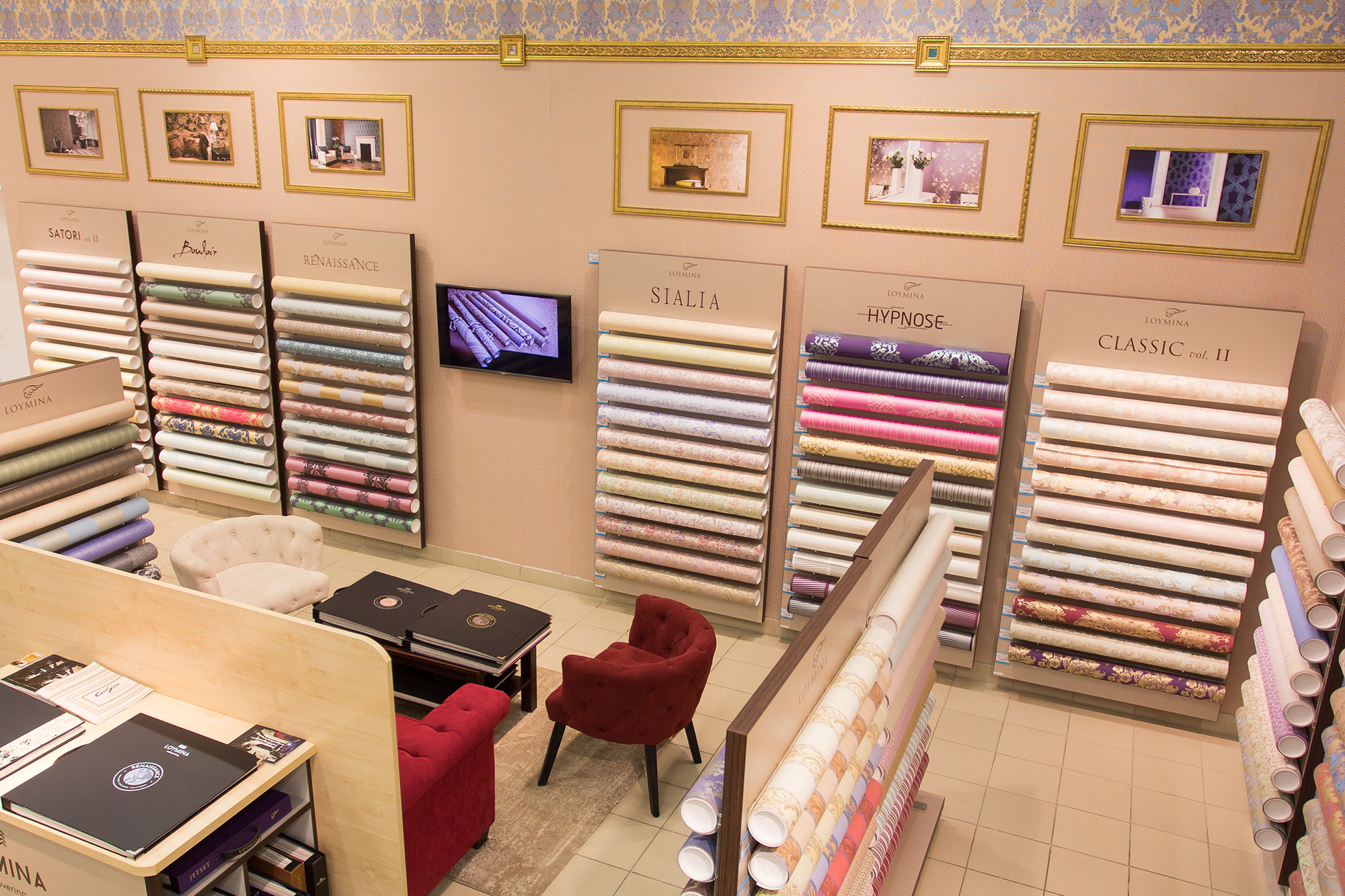 Отдел обоев Milassa в магазине Обойкин «Гранд Каньон»