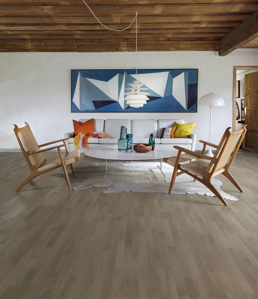 Паркетная доска Карелия арт Oak Soft Grey Matt фото 2