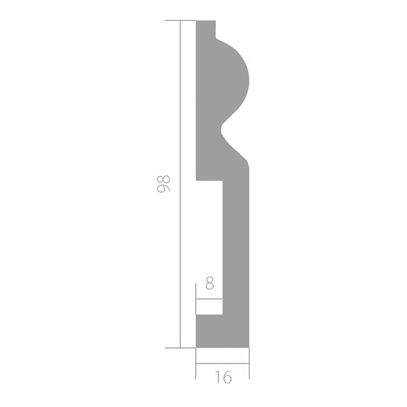 Плинтусы Ultrawood арт Base 0018 2.44 фото 2