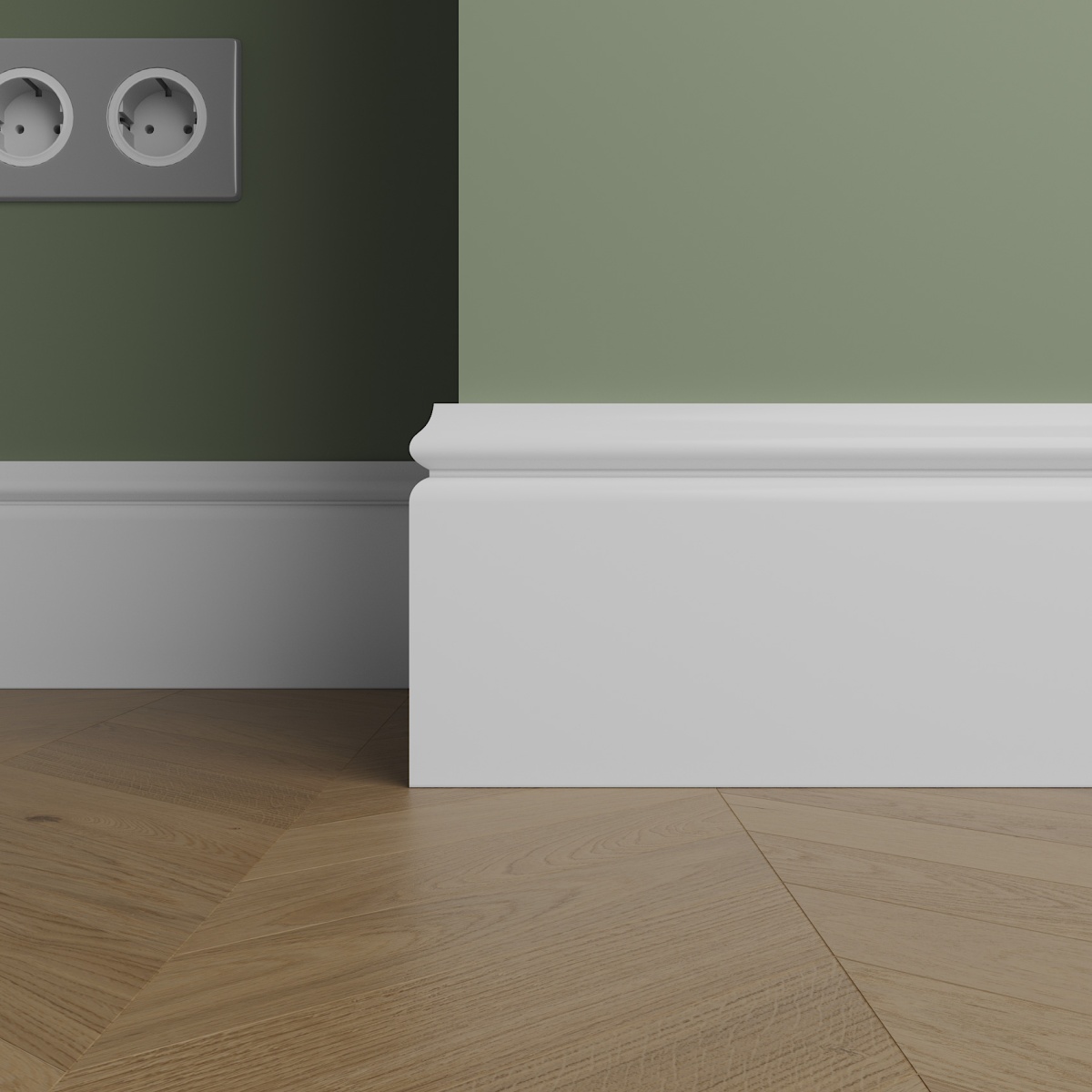 Плинтусы Ultrawood арт Base 5501 W 2.44 фото 6