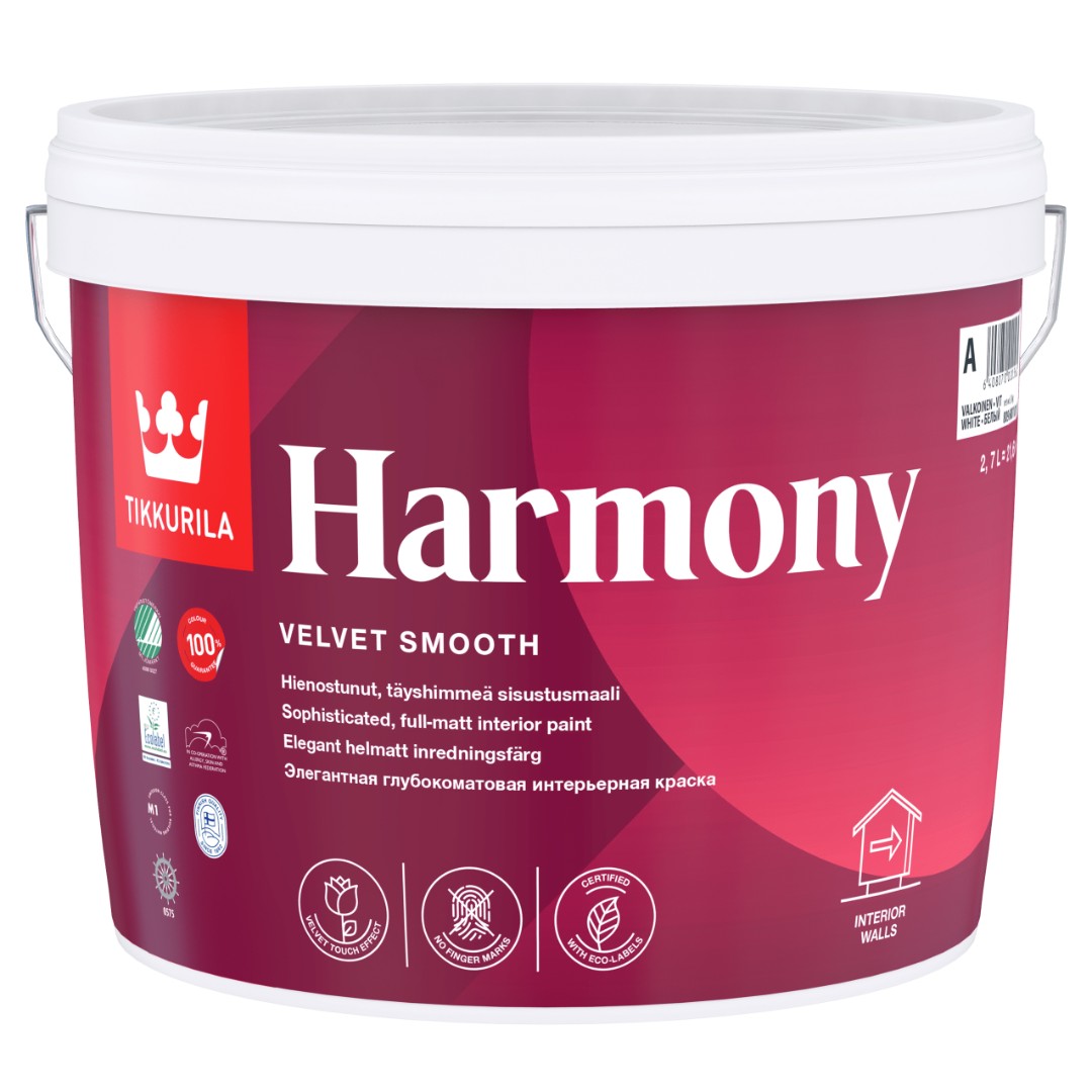 Краска Tikkurila арт HARMONY A 2.7 фото 1
