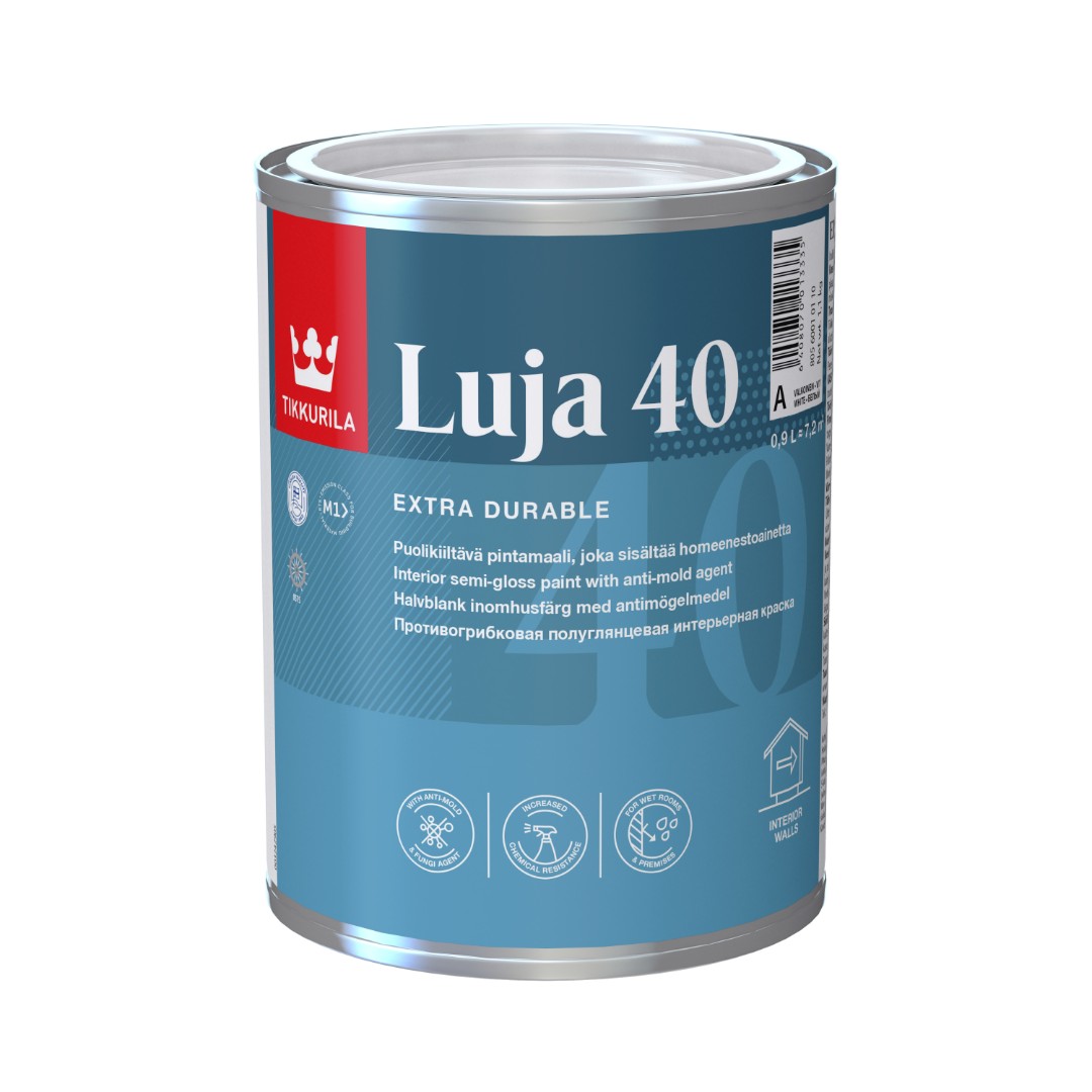 Краска Tikkurila арт LUJA 40 A 0.9 фото 1