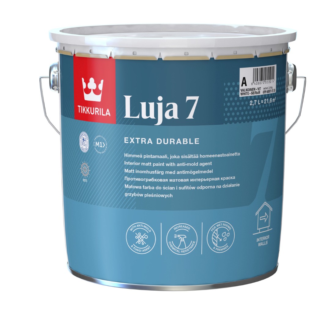 Краска Tikkurila арт LUJA 7 A 2.7 фото 1