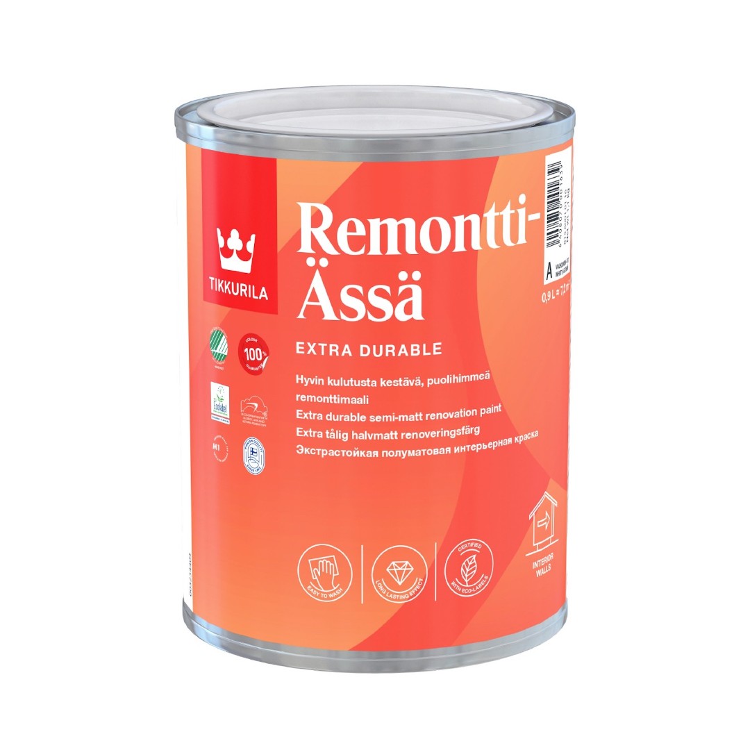 Краска Tikkurila арт REMONTTI-ASSA A 0.9 фото 1