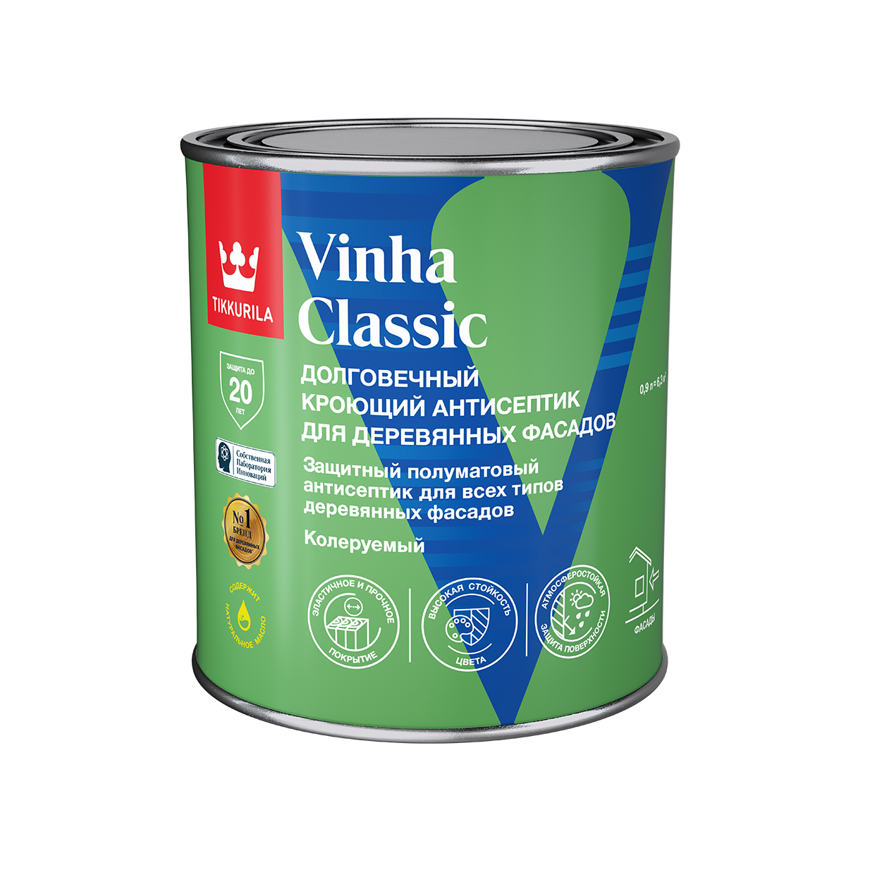Антисептик Tikkurila арт Vihna Classic VС 0.9 фото 1