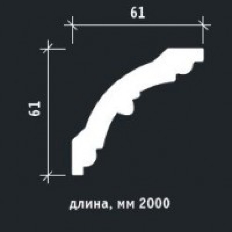 Потолочные карнизы Европласт арт Т.1.50.290 фото 2