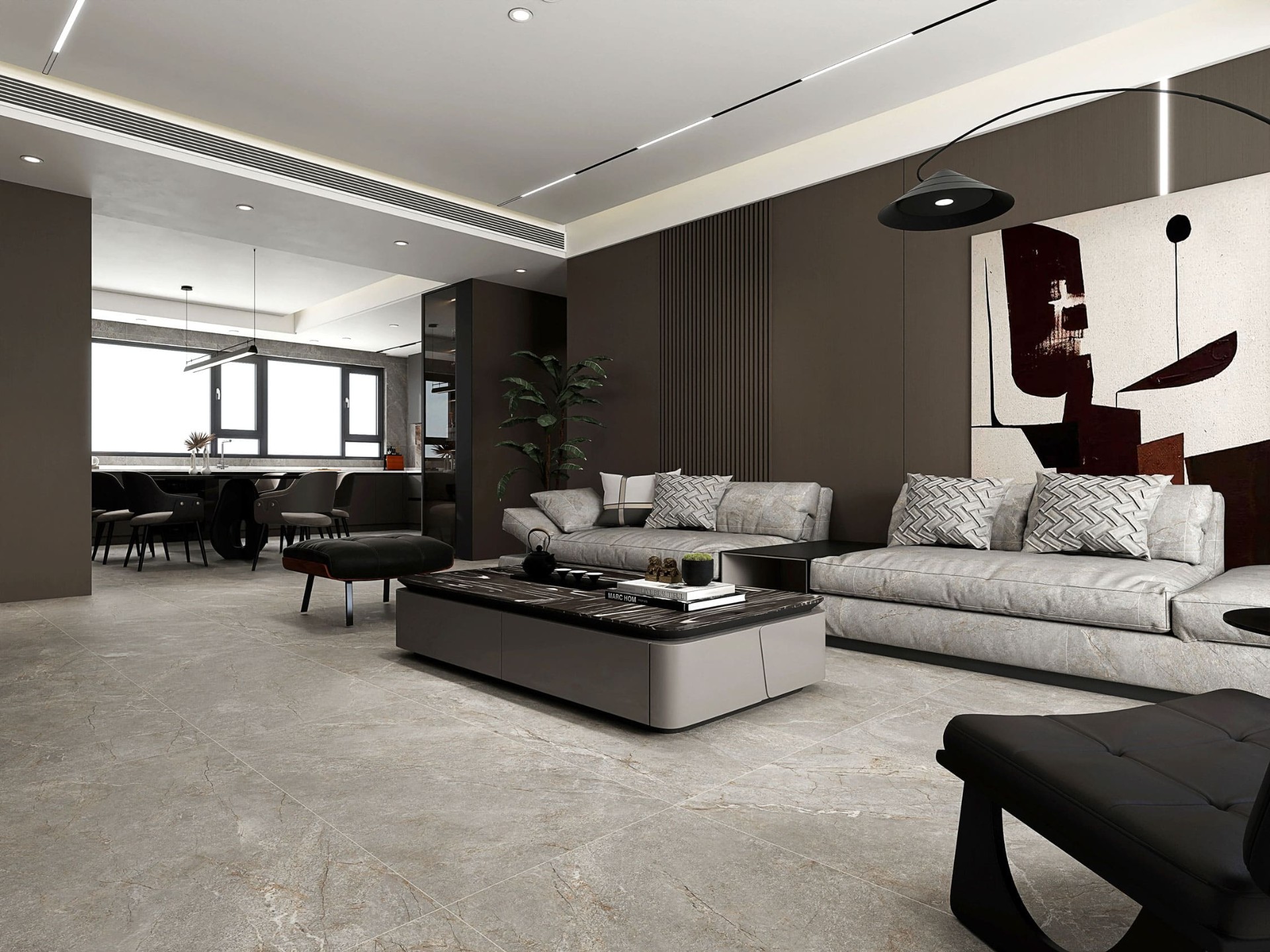 Керамогранит Global Tile арт Arizona, коричневый, 1200x600 фото 5