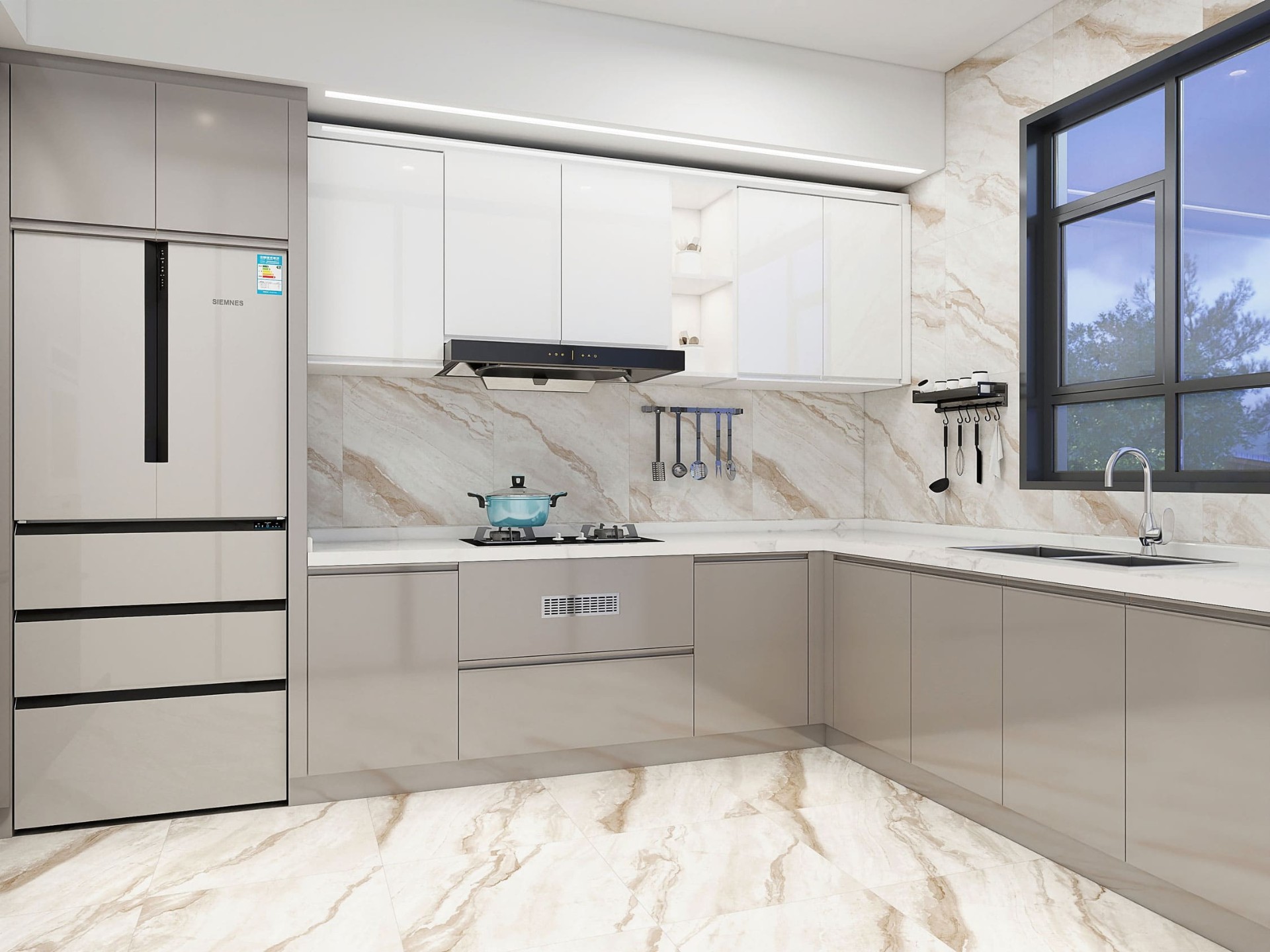 Керамогранит Global Tile арт Charisma, бежевый, 600x600 фото 3