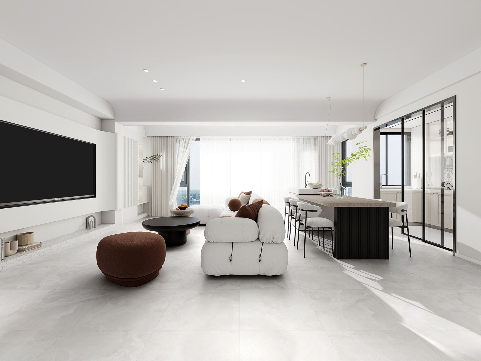 Керамогранит Global Tile арт Escada, светло-серый, 600x600 фото 3