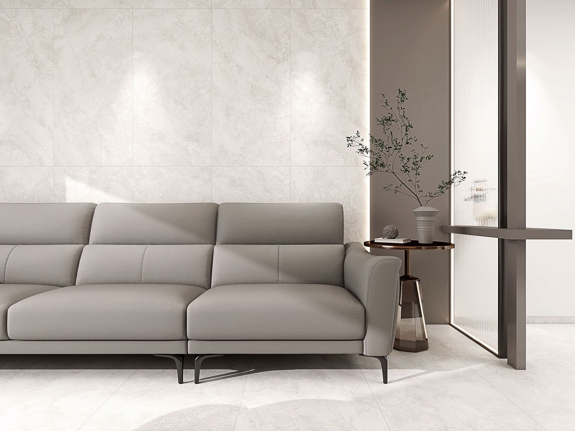 Керамогранит Global Tile арт Esplanada, серо-бежевый, 1200x600 фото 2