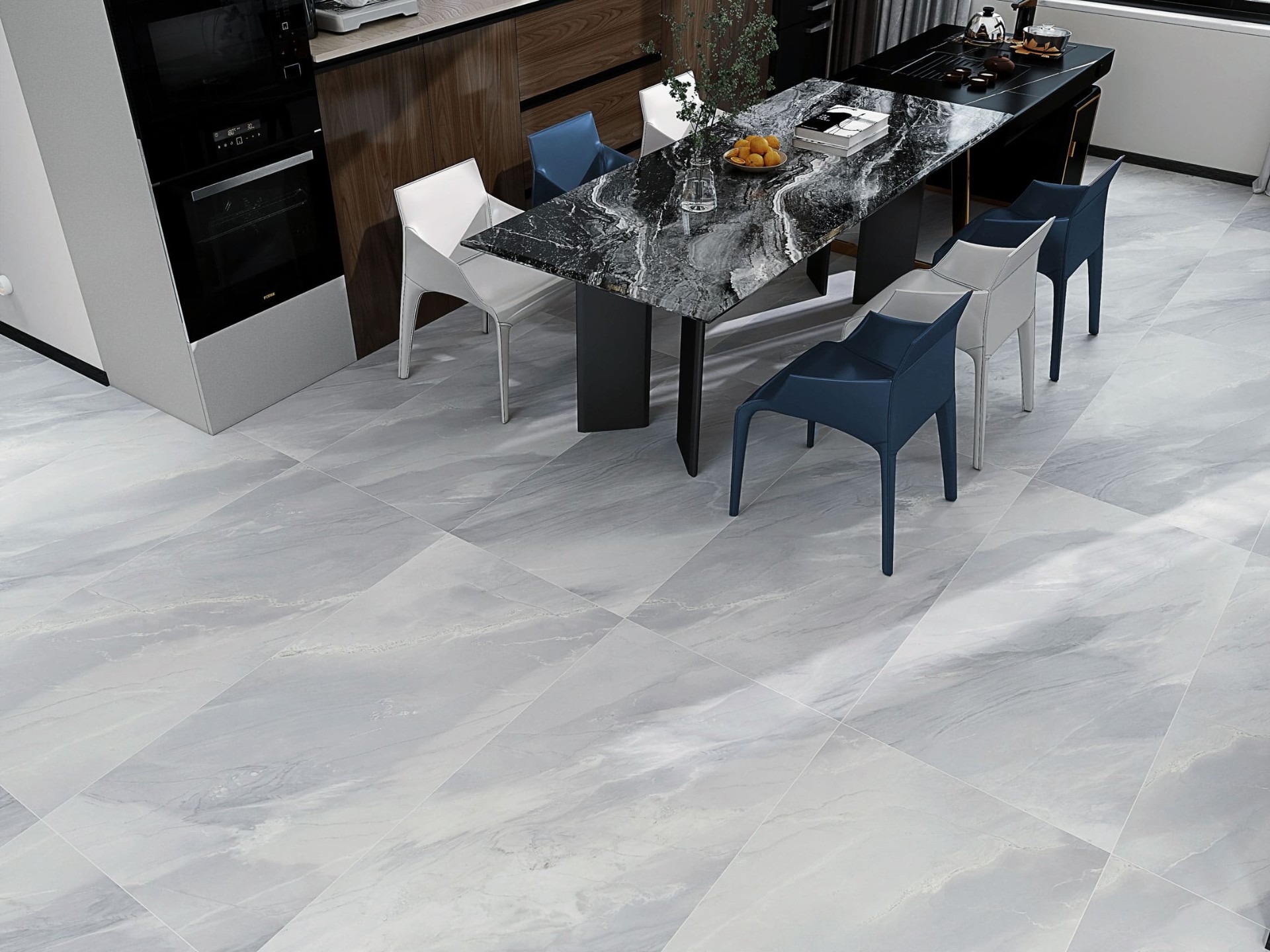 Керамогранит Global Tile арт Falcon, синий, 1200x600 фото 4