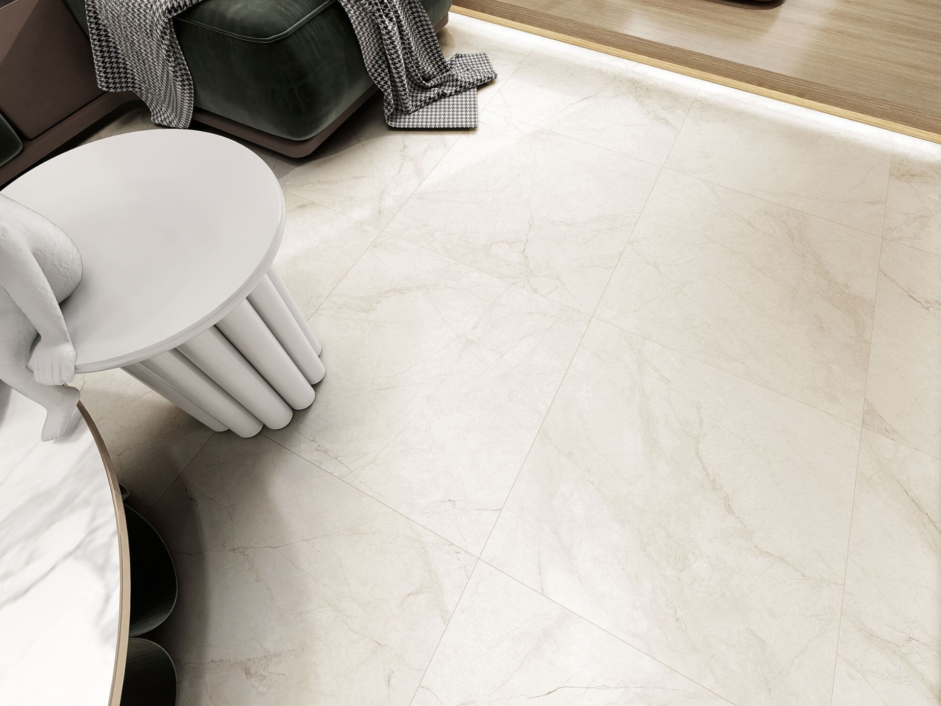 Керамогранит Global Tile арт Isfahan, бежевый, 600x600 фото 2