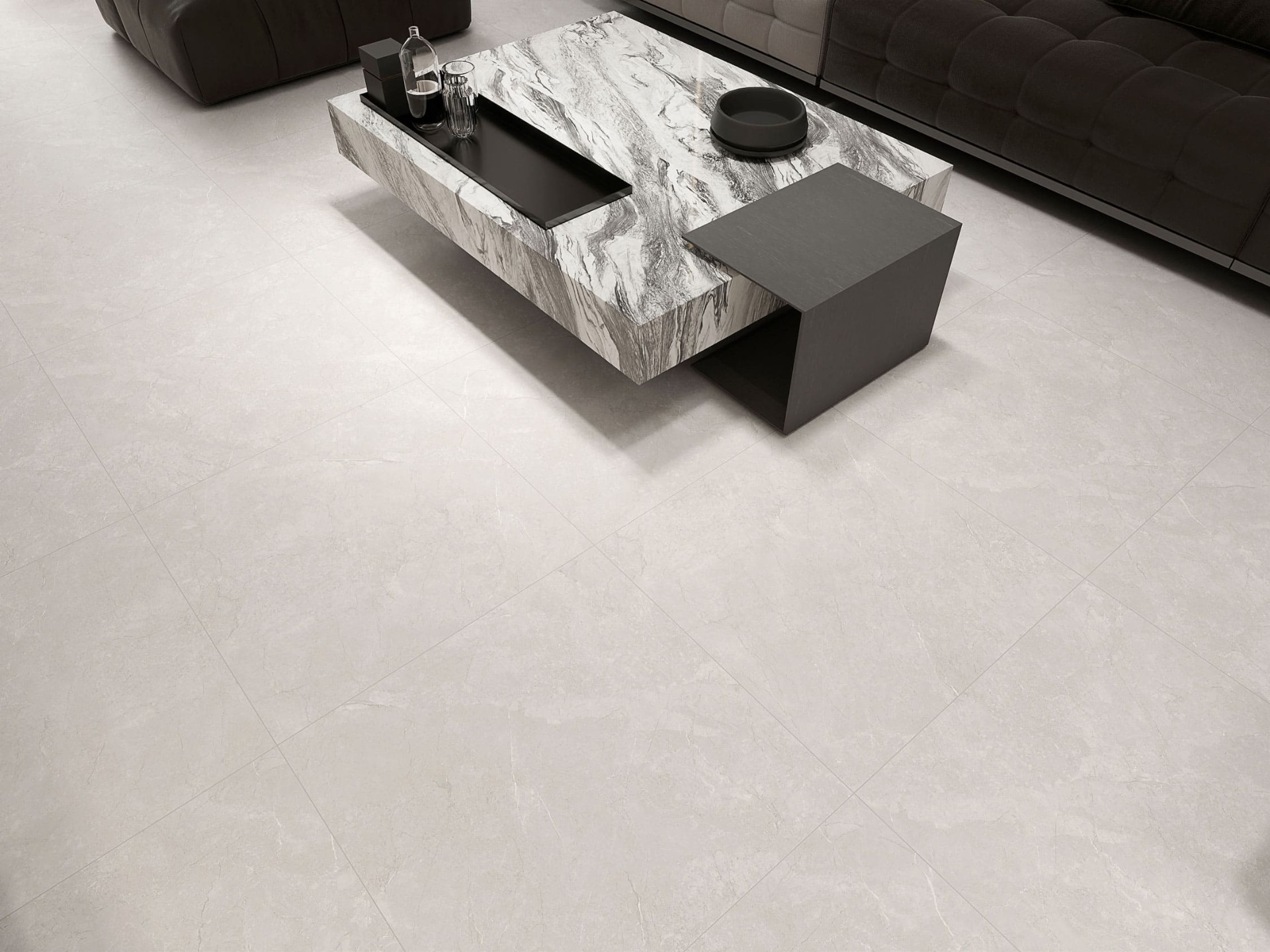 Керамогранит Global Tile арт Timeless, серо-бежевый, 600x600 фото 4