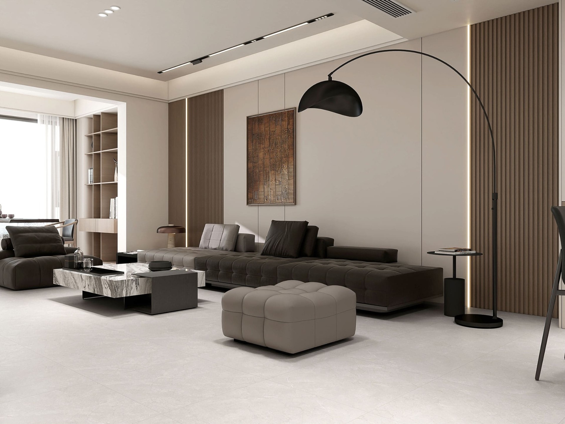 Керамогранит Global Tile арт Timeless, серо-бежевый, 600x600 фото 2