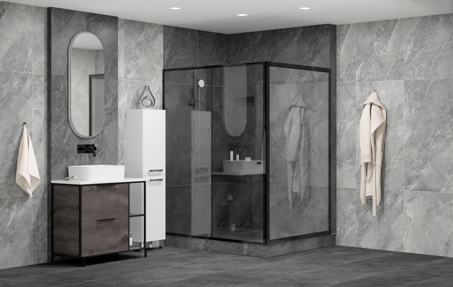 Керамогранит Global Tile арт Destiny, серый, 1200x600 фото 3