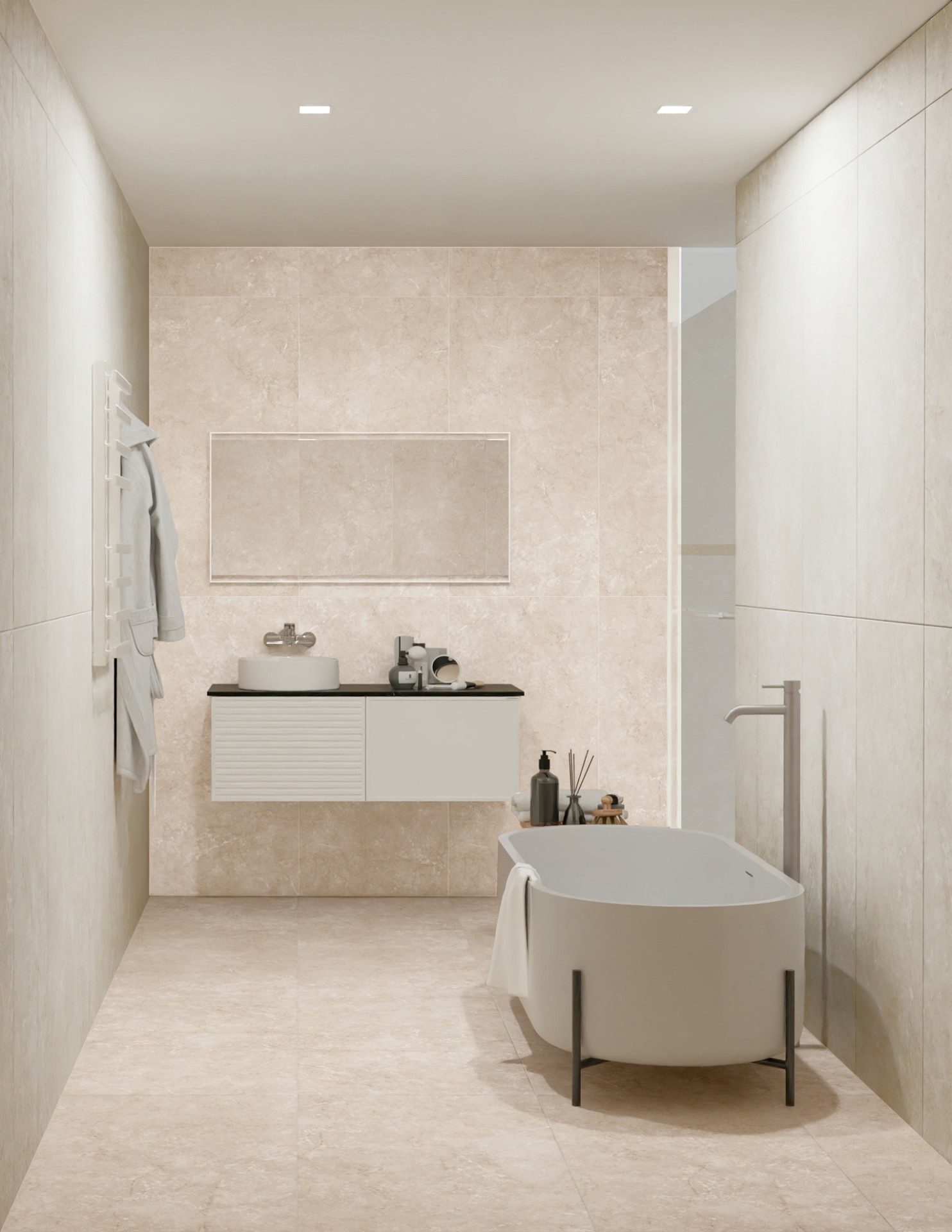 Керамогранит Global Tile арт Коста-Рика, бежевый, 1200х600 фото 2