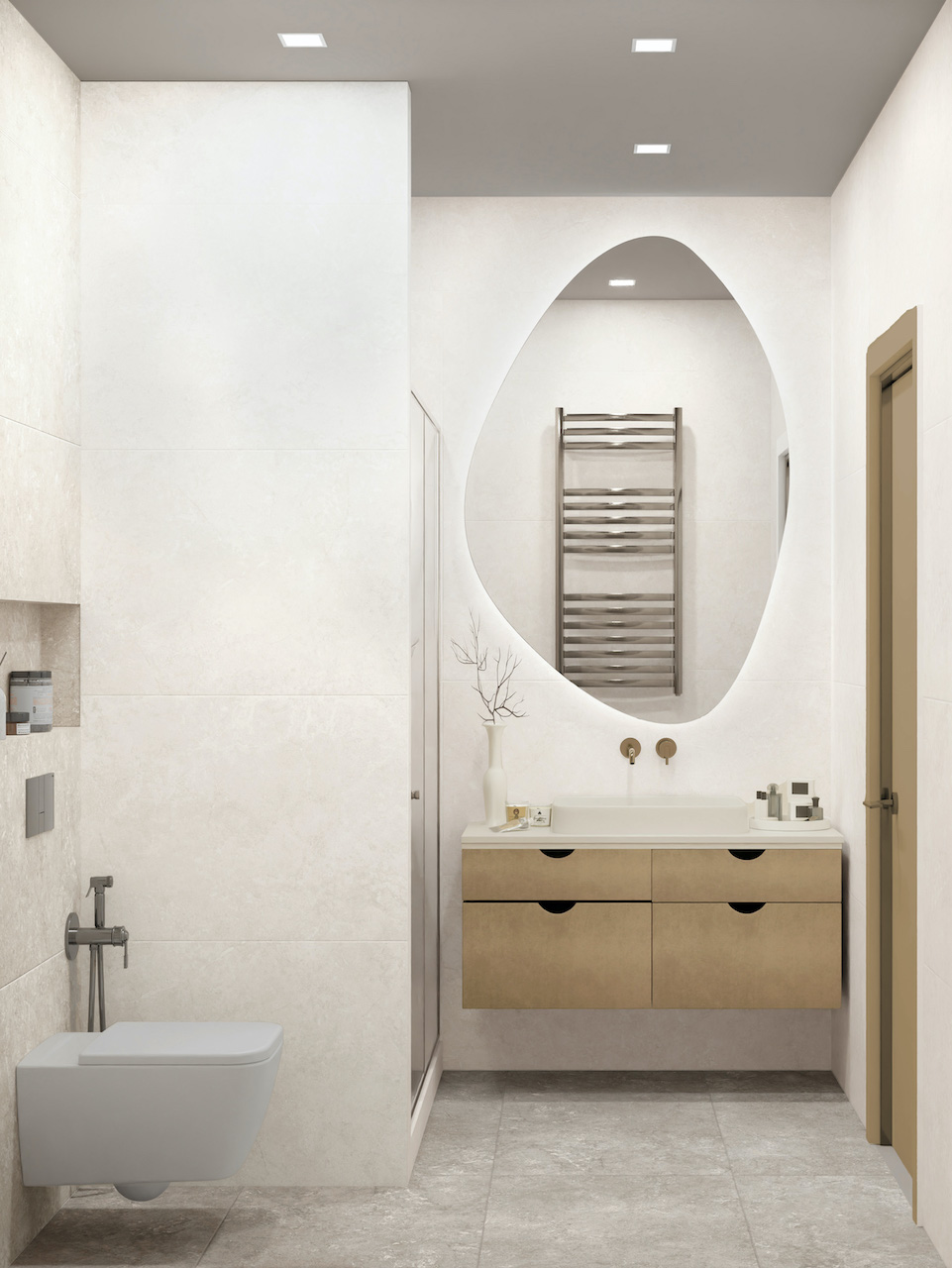 Керамогранит Global Tile арт Коста-Рика, светло-бежевый, 600х600 фото 2