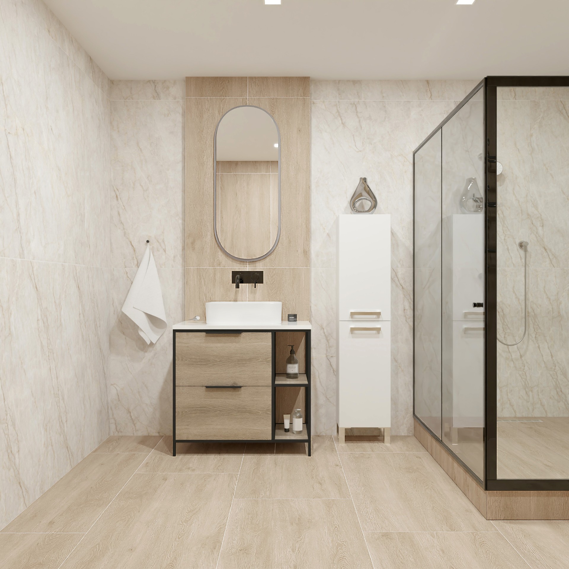 Керамогранит Global Tile арт Сириус, бежевый, 1200х600 фото 3