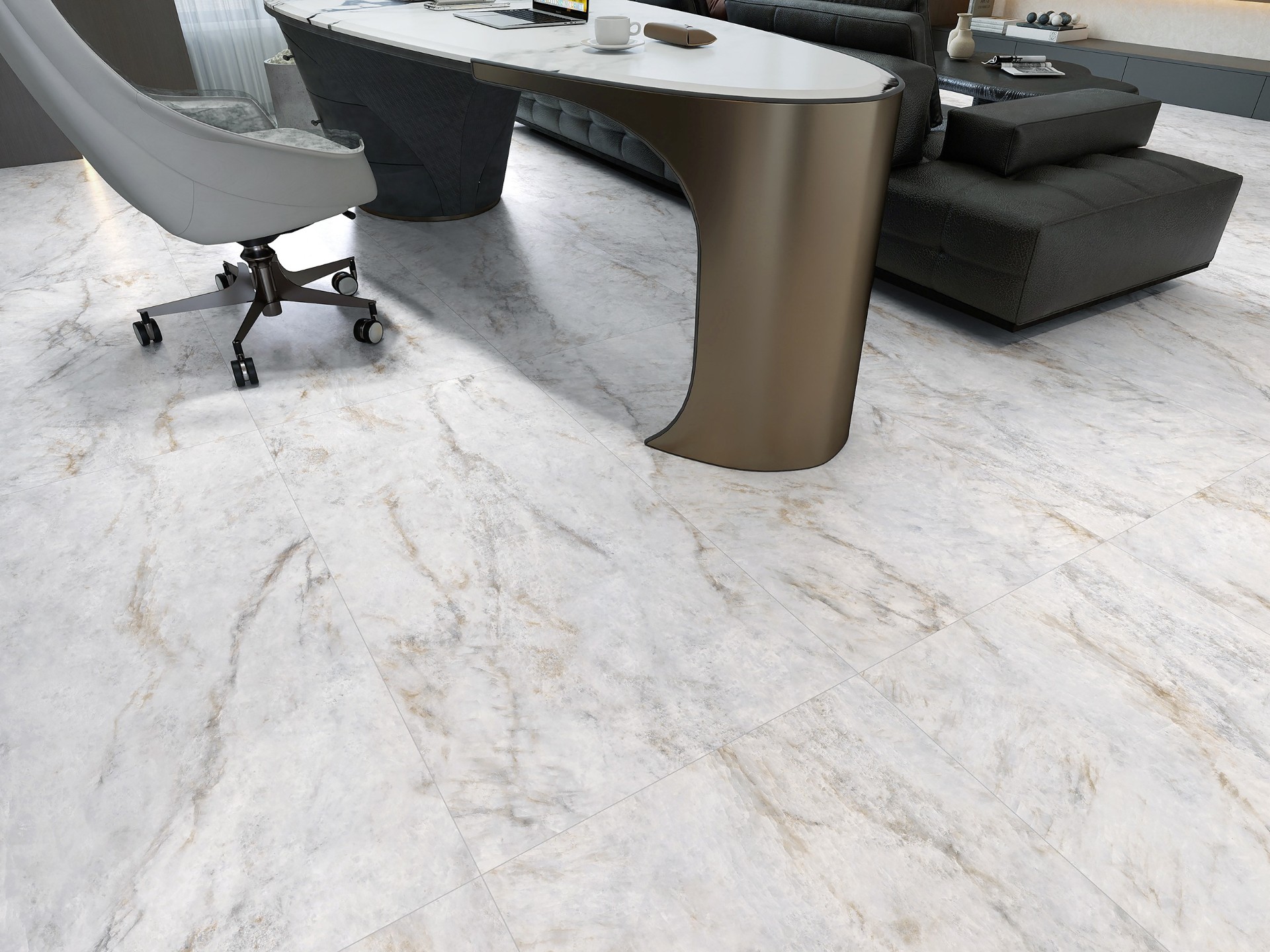 Керамогранит Global Tile арт Королева, голубой, 1200х600 фото 2