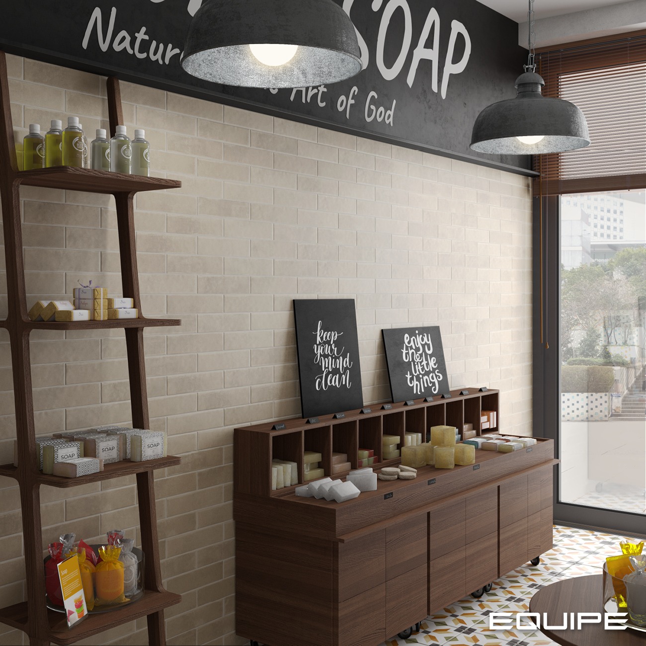 Керамогранит Equipe арт Argile, siena, 246х60 фото 5