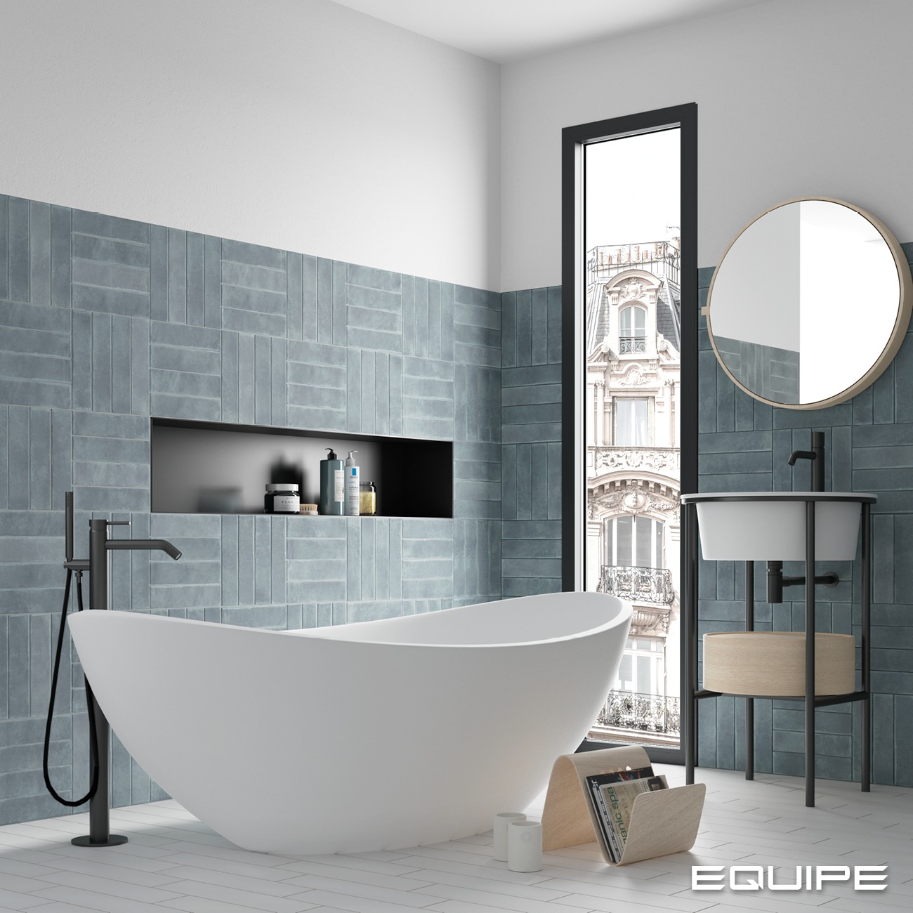Керамогранит Equipe арт Argile, sky, 246х60 фото 2