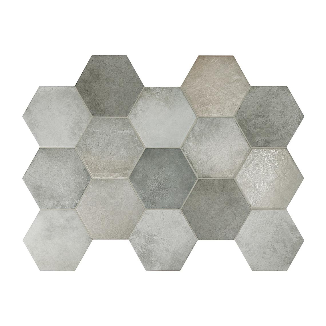 Керамическая плитка Equipe арт Heritage Hexagono, shadow, 200х175 фото 1