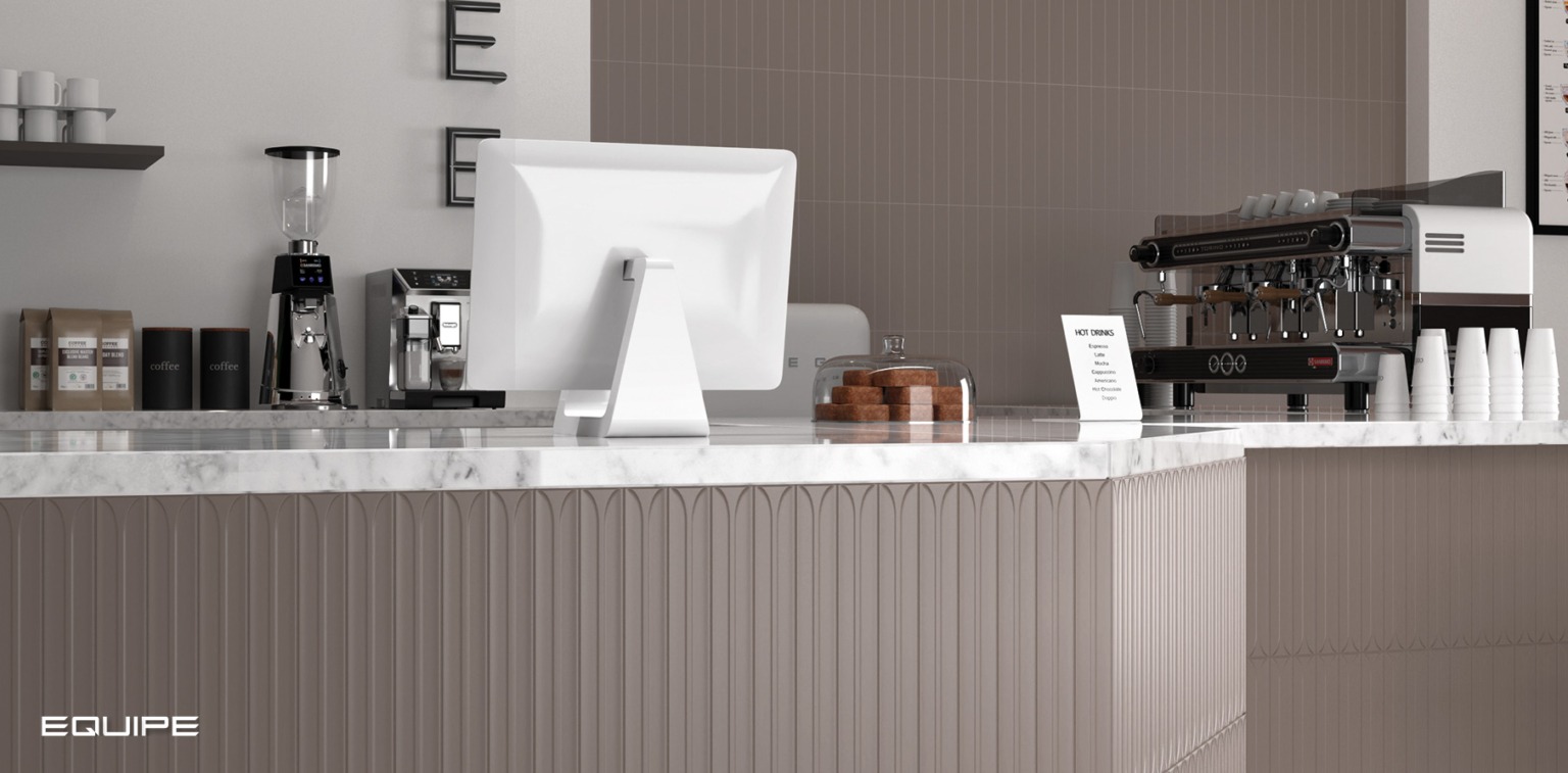 Керамическая плитка Equipe арт Hopp Bro, taupe, 400х50 фото 2