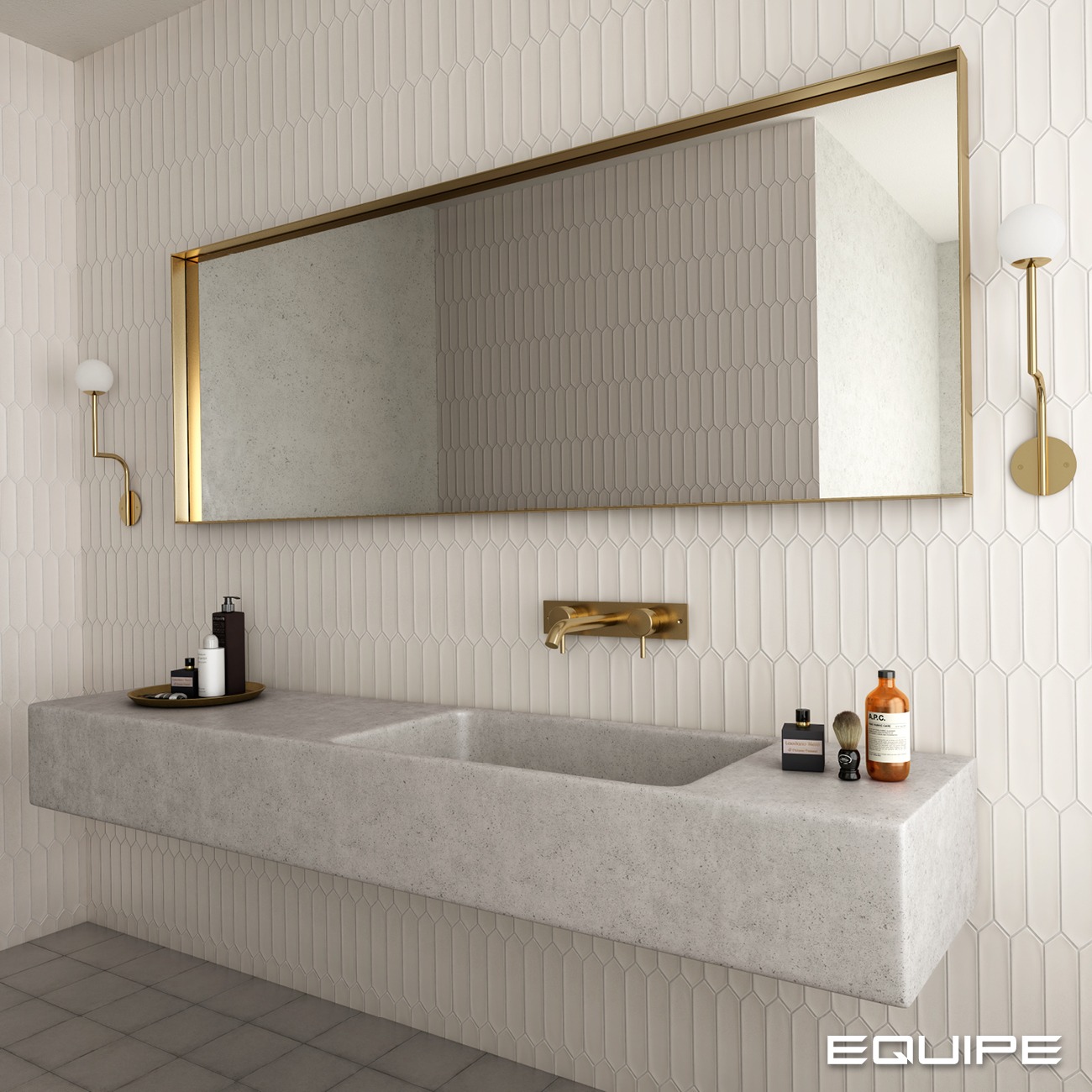 Керамическая плитка Equipe арт Lanse, white, 250х50 фото 3