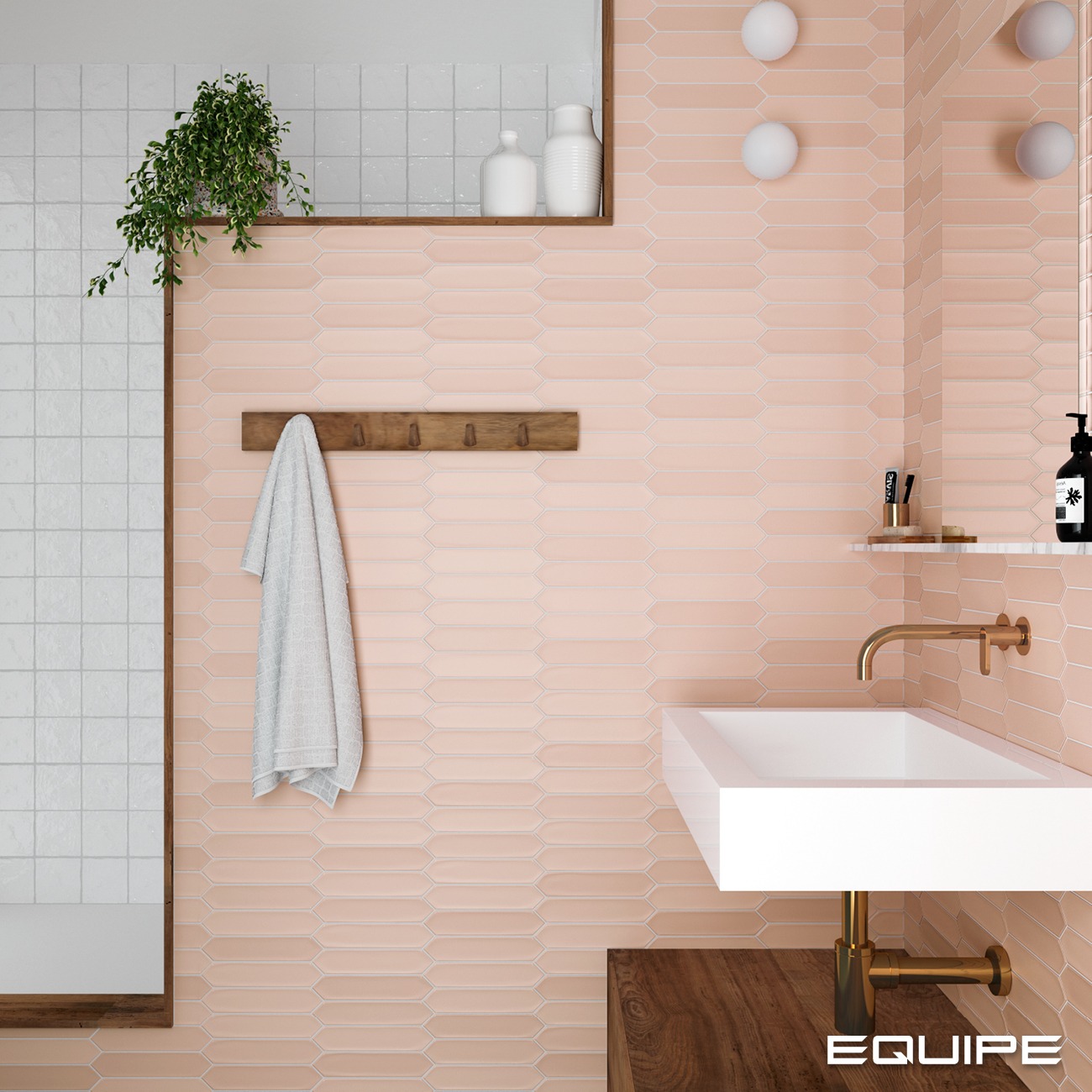 Керамическая плитка Equipe арт Lanse, rose, 250х50 фото 2