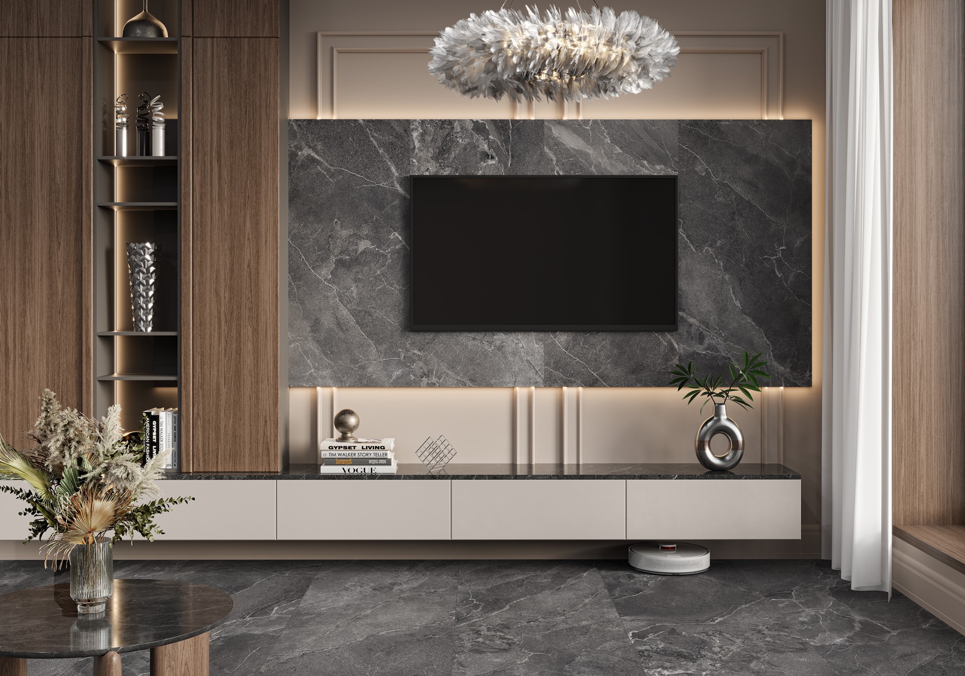 Керамогранит Delacora арт Каракум, темно-серый, 1200x600 фото 2