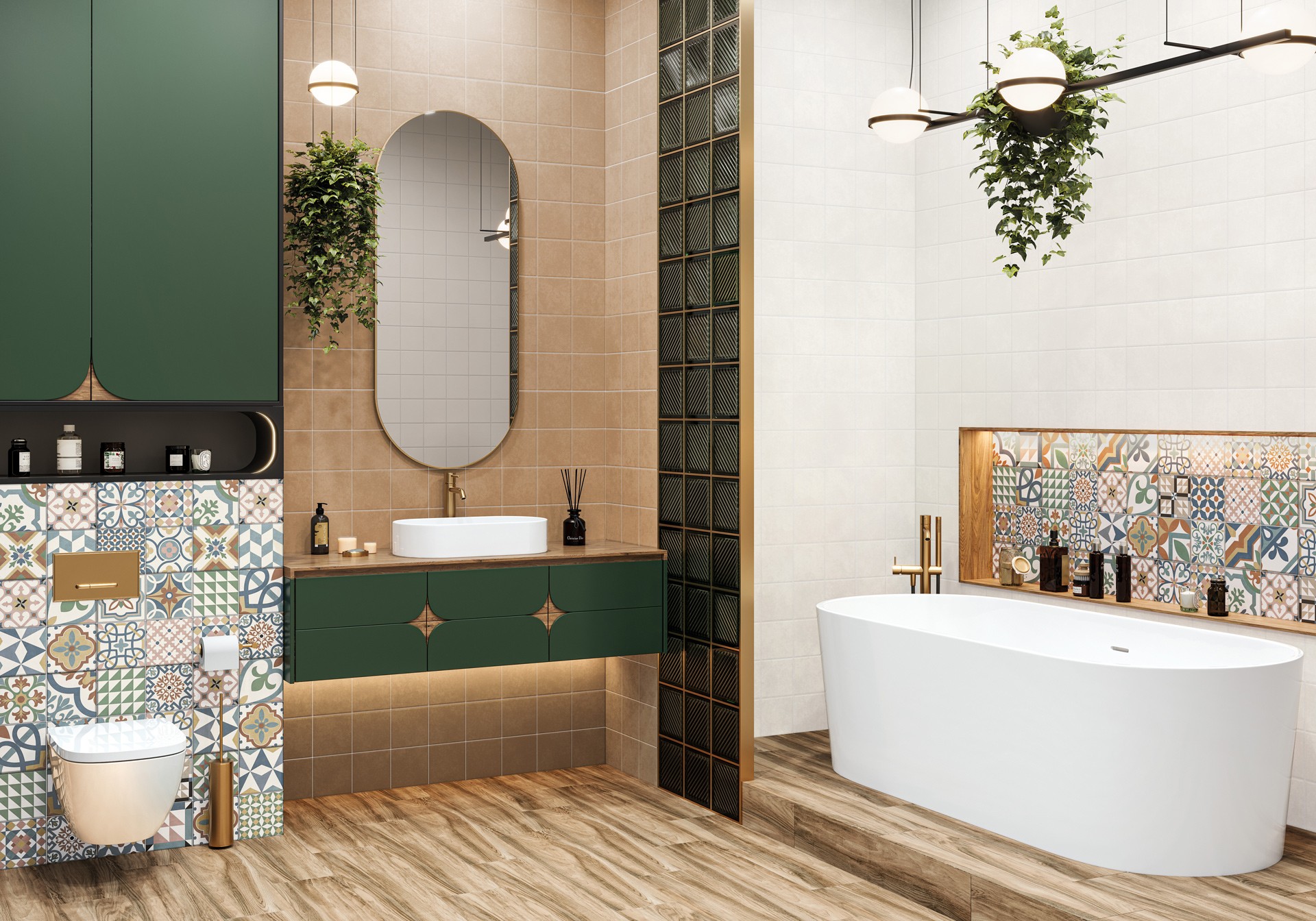 Керамическая плитка New Trend арт Дизайн Арт, микс 3, 600x300 фото 2