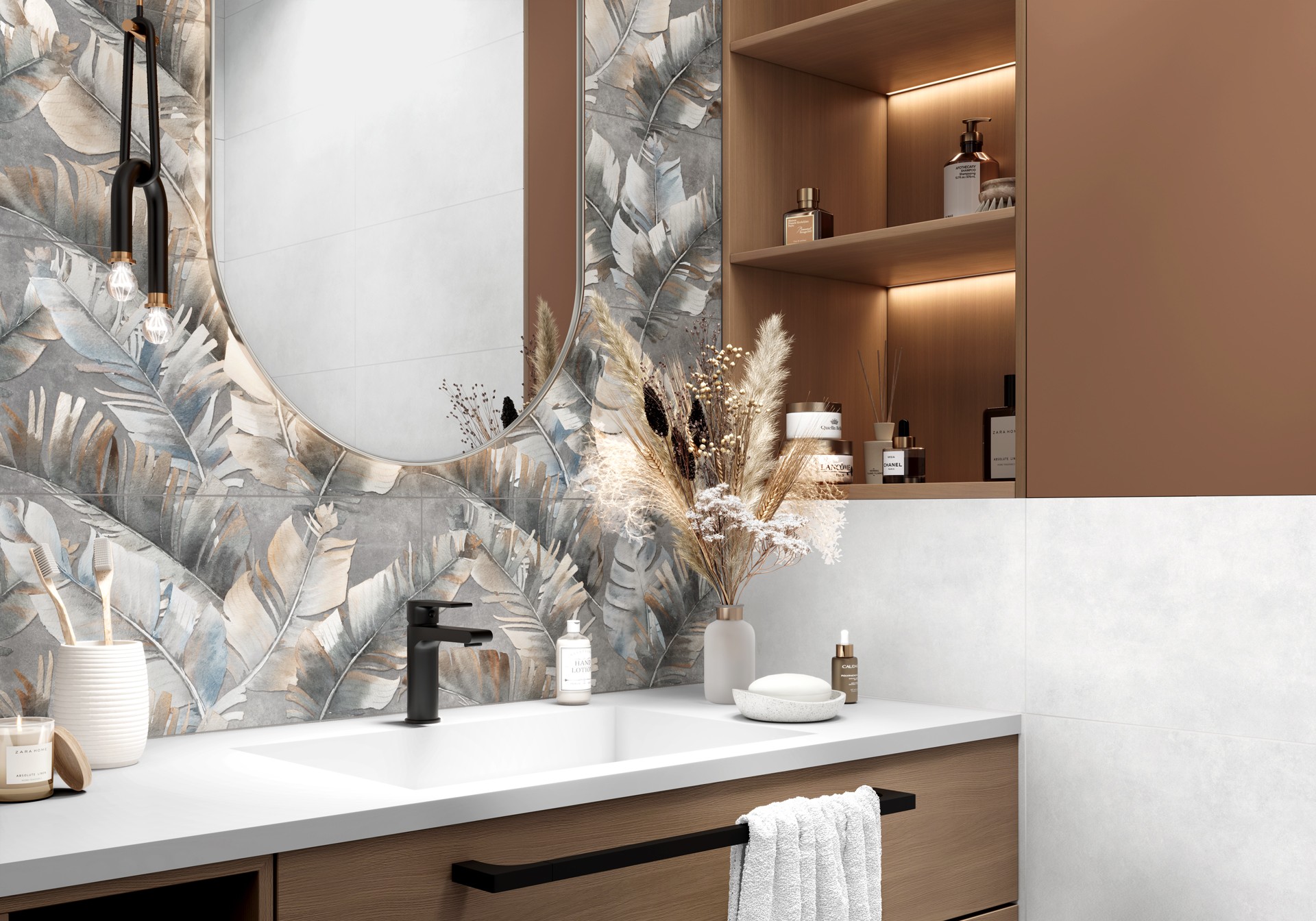 Керамогранит Alma Ceramica арт Грета, светло-серый, 600х300 фото 2