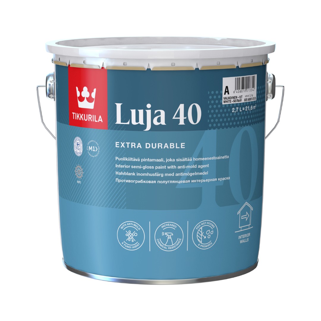 Краска Tikkurila арт LUJA 40 С 2.7 фото 1