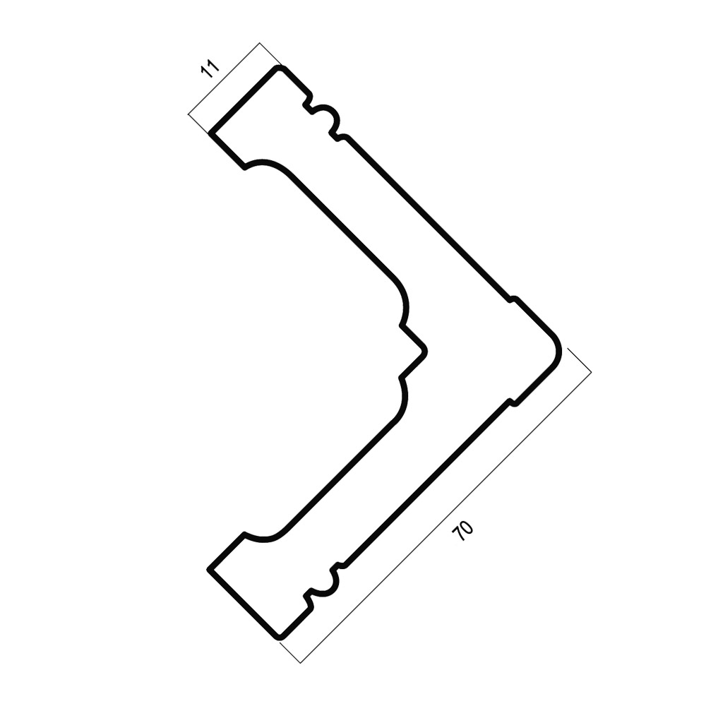 Молдинги Cosca Décor арт C1070/IVG2 фото 2