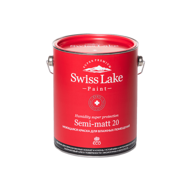 Интерьерная краска Swiss Lake арт Semi-matt 20 A, 2.7 л фото 1