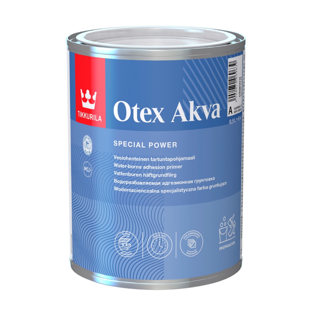 Грунтовка Tikkurila арт OTEX AKVA A 0.9 фото 1