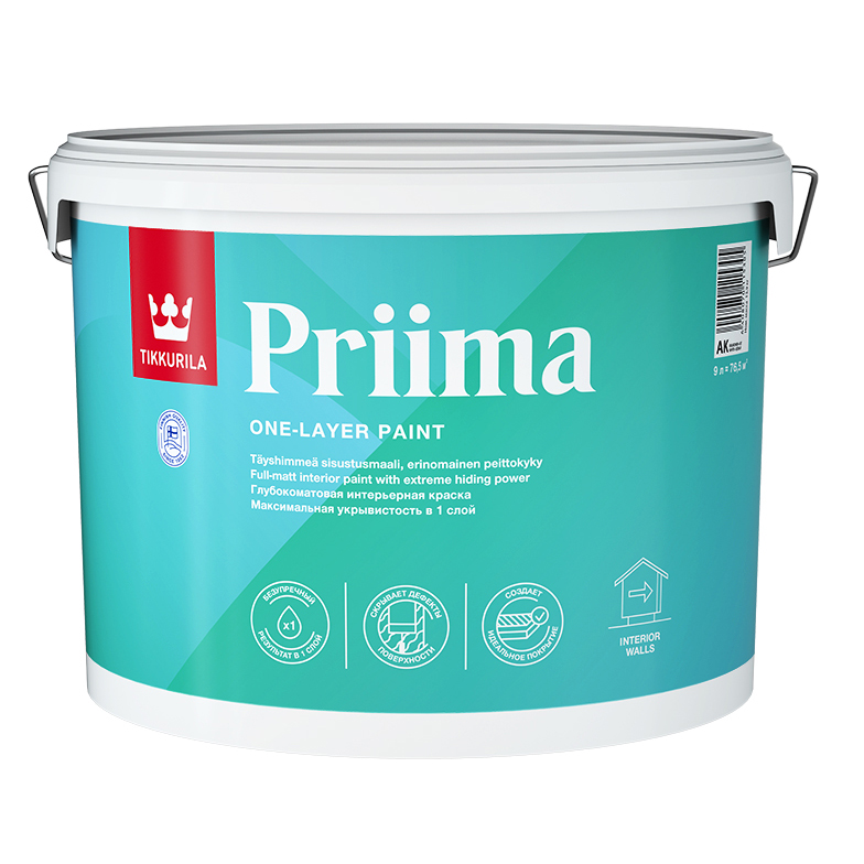 Краска Tikkurila арт PRIIMA С 9 фото 1